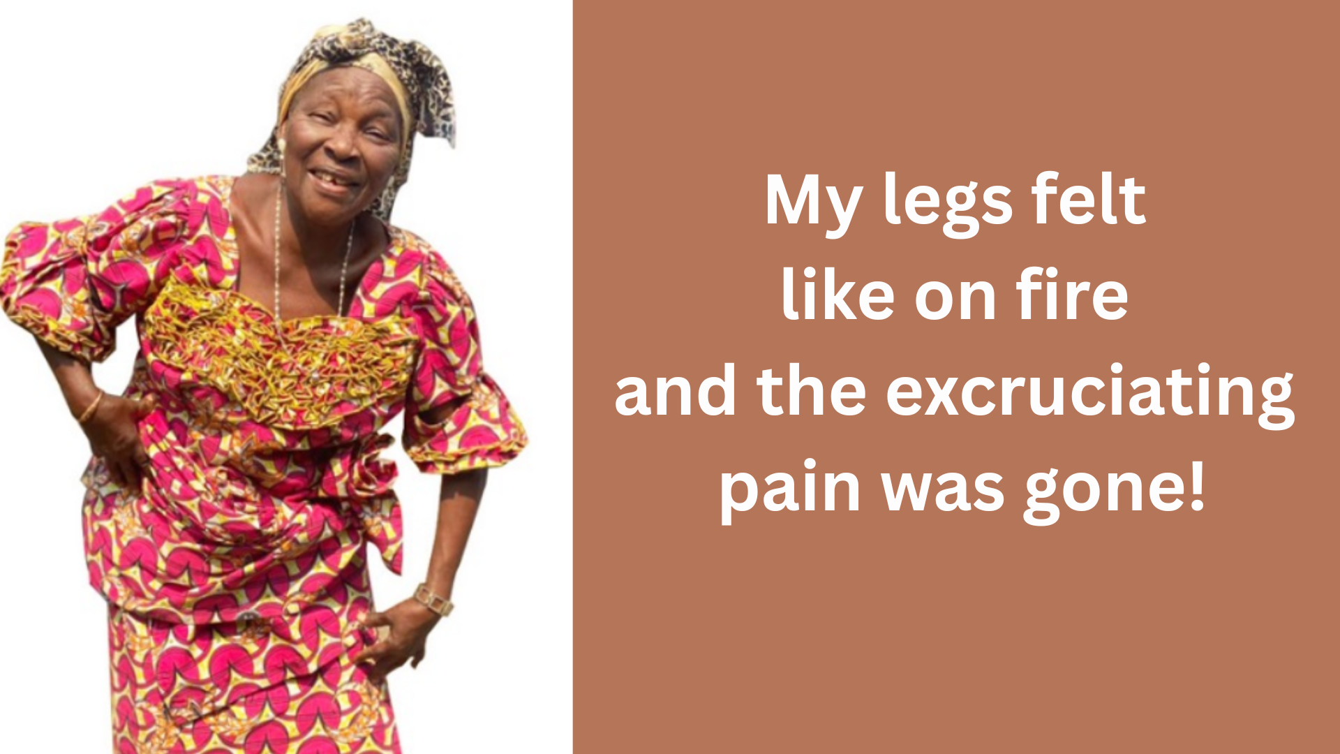 Read more about the article “My legs felt like on fire and the excruciating pain was gone!”
