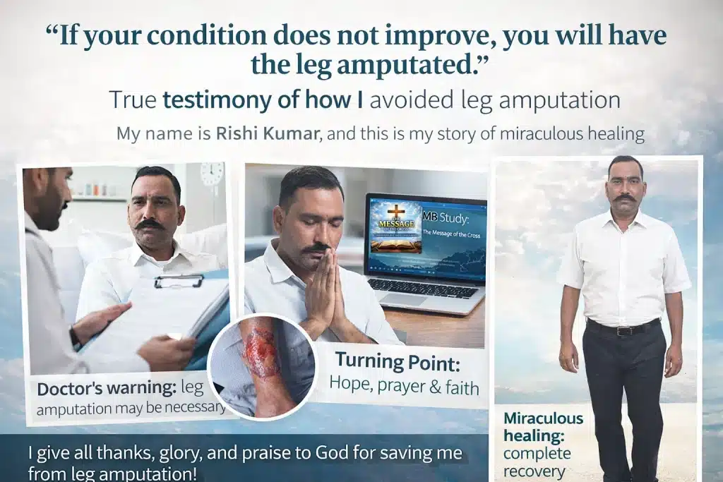 Leg Amputation Healing Testimony