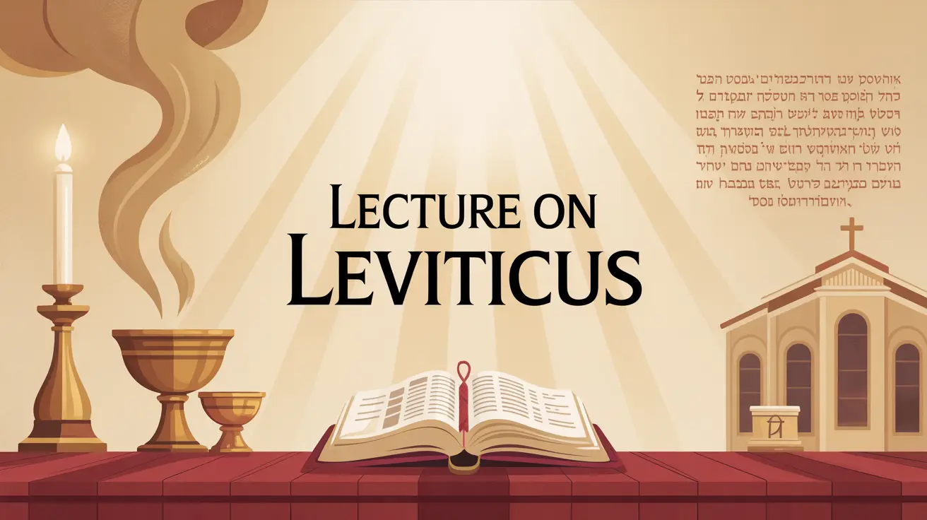 lecture on leviticus
