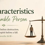 4 characteristics of a humble person based on the Bible