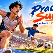 Teenagers practicing sports and learning to build success through challenge, practice, and growth.