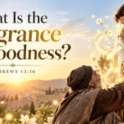 The fragrance of goodness illustrated by a compassionate act of kindness, reflecting Hebrews 13:16