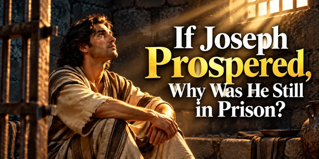 Joseph in prison, trusting God despite his suffering