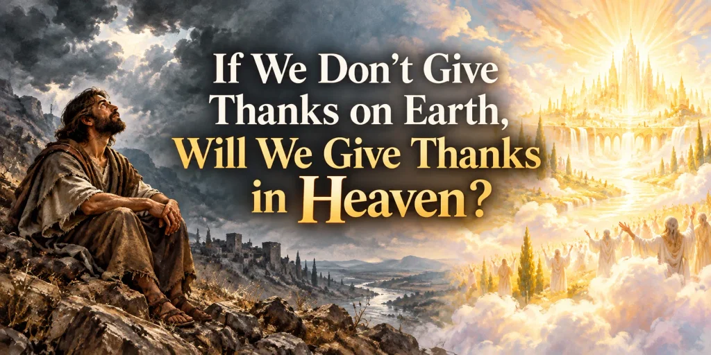 True Gratitude on Earth and in Heaven